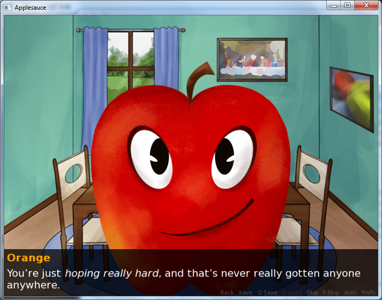 Screenshot of the game window